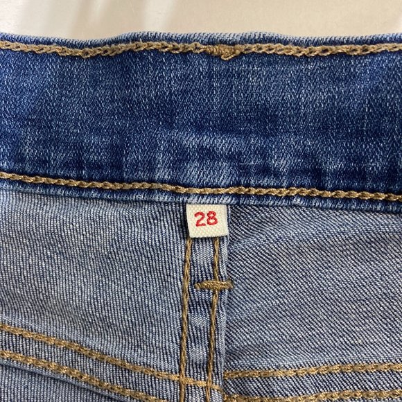 Levi’s Denim Shorts Blue - Size 28 - Picture 3 of 8